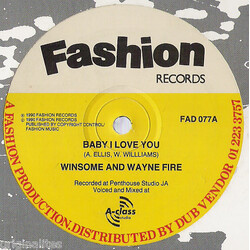 Winsome / Wayne Fire Baby I Love You Vinyl 12" USED