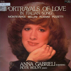 Anna Gabrieli Portrayals Of Love In Italian Song Vinyl LP USED