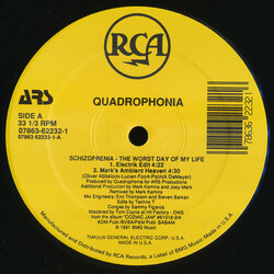 Quadrophonia Schizofrenia - The Worst Day Of My Life VINYL 12" USED