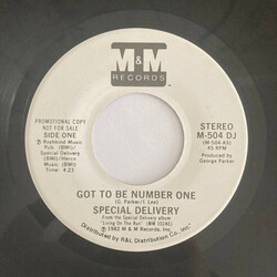 Special Delivery Got To Be Number One USED VINYL 7INCH 45 RPM SINGLE PROMO STEREO