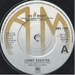 Lenny Zakatek Do It Right USED VINYL 7INCH 45 RPM