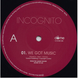 Incognito We Got Music USED VINYL 12INCH 33 S RPM