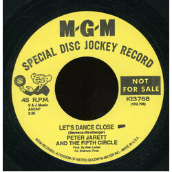 Peter Jarett And The Fifth Circle / Jimmy Curtiss / The Regents (2) Let's Dance Close Vinyl 7" USED