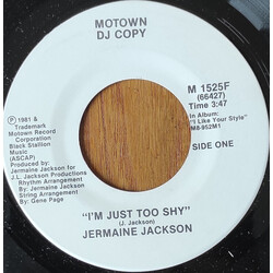 Jermaine Jackson I'm Just Too Shy USED VINYL 7INCH 45 RPM PROMO