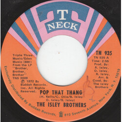 The Isley Brothers Pop That Thang USED VINYL 7INCH 45 RPM