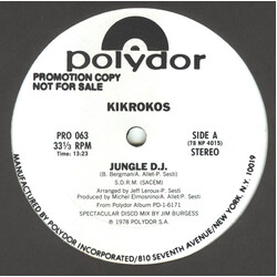 Kikrokos Jungle D.J. VINYL 12" USED