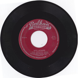 Dave Zupkovich And His Balkan Recording Artists Mito Mitance / Ko Lepi San USED VINYL 7INCH 45 RPM