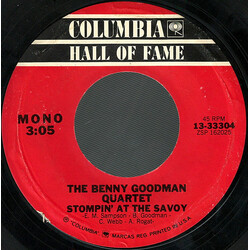 The Benny Goodman Quartet / Benny Goodman And His Orchestra Stompin' At The Savoy / Let's Dance USED VINYL 7INCH 45 RPM REISSUE MONO