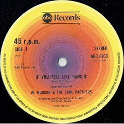 Al Hudson & The Partners If You Feel Like Dancin' USED VINYL 12INCH 45 RPM LIMITED EDITION