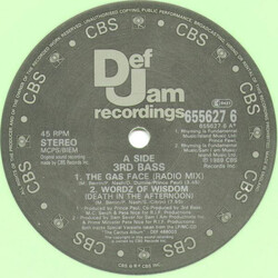 3rd Bass The Gas Face USED VINYL 12INCH 45 RPM STEREO