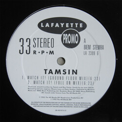 DJ Tamsin Watch It ! USED VINYL 12INCH 33 S RPM PROMO