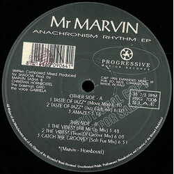 Mr. Marvin Anachronism Rhythm EP USED VINYL 12INCH 33 S RPM EP PROMO