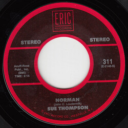 Sue Thompson Norman / Paper Tiger USED VINYL 7INCH REISSUE
