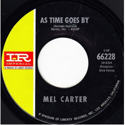 Mel Carter As Time Goes By / Look To The Rainbow USED VINYL 7INCH 45 RPM SINGLE STYRENE