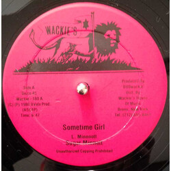 Sugar Minott / Jah Batta Sometime Girl USED VINYL 12INCH 45 RPM