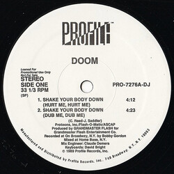 Doom (5) Shake Your Body Down USED VINYL 12INCH 33 S RPM PROMO