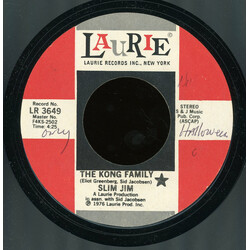 Slim Jim (18) The Kong Family USED VINYL 7INCH 45 RPM STYRENE