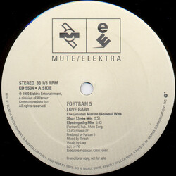 Fortran 5 Love Baby USED VINYL 12INCH PROMO 33 S RPM