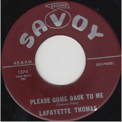 Lafayette Thomas Please Come Back To Me USED VINYL 7INCH 45 RPM SINGLE