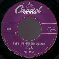 Les Paul / Mary Ford I Wish I Had Never Seen Sunshine / Josephine USED VINYL 7INCH 45 RPM
