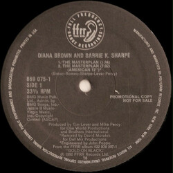 Diana Brown & Barrie K Sharpe The Masterplan USED VINYL 12INCH 33 S RPM SINGLE PROMO