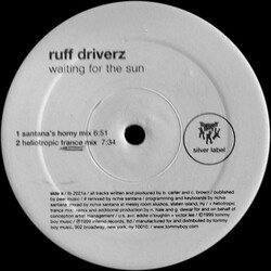 Ruff Driverz Waiting For The Sun VINYL 12" USED