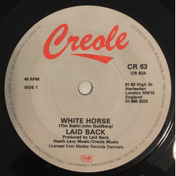 Laid Back White Horse Vinyl 7" USED
