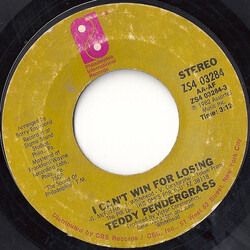 Teddy Pendergrass I Can't Win For Losing USED VINYL 7INCH 45 RPM STEREO