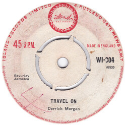 Derrick Morgan Travel On / Teach Me Baby USED VINYL 7INCH 45 RPM