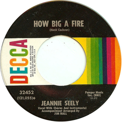 Jeannie Seely Just Enough To Start Me Dreamin' Vinyl 7" USED