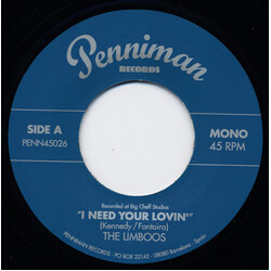 The Limboos I Need Your Lovin' / I'm A Fool USED VINYL 7INCH 45 RPM SINGLE MONO