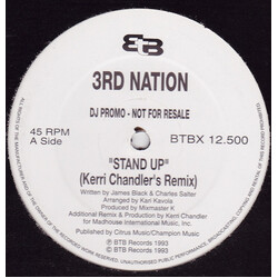 3rd Nation Stand Up (Remix) USED VINYL 12INCH 45 RPM PROMO