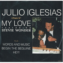 Julio Iglesias / Stevie Wonder My Love USED VINYL 12INCH 45 RPM SINGLE