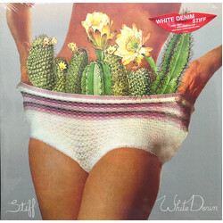 White Denim Stiff Vinyl LP USED