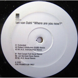 Ian Van Dahl Where Are You Now? USED VINYL 12INCH PROMO
