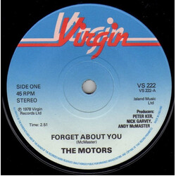 The Motors Forget About You USED VINYL 7INCH 45 RPM SINGLE