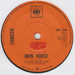 Christie Iron Horse Vinyl 7" USED