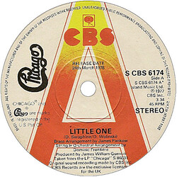 Chicago (2) Little One USED VINYL 7INCH 45 RPM PROMO