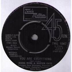 Diana Ross / Marvin Gaye / Tammi Terrell You Are Everything / The Onion Song USED VINYL 7INCH SINGLE 45 RPM
