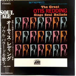 Otis Redding The Great Otis Redding Sings Soul Ballads Vinyl LP USED