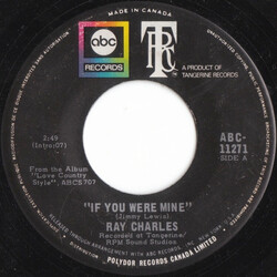 Ray Charles If You Were Mine USED VINYL 7INCH 45 RPM SINGLE
