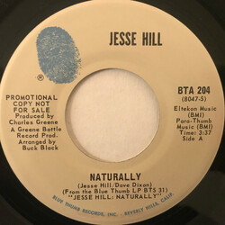 Jessie Hill Naturally / Livin' A Lie USED VINYL 7INCH 45 RPM PROMO