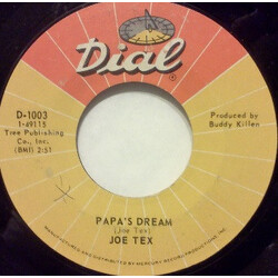 Joe Tex Papa's Dream / I'm Comin' Home USED VINYL 7INCH 45 RPM