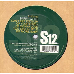 Barry White Can't Get Enough Of Your Love / I'm Gonna Love You A Little Bit More VINYL 12" USED