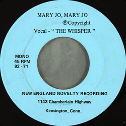 The Whisper (8) Mary Jo, Mary Jo USED VINYL 7INCH 45 RPM MONO