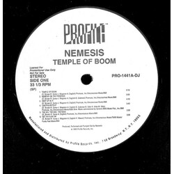 Nemesis (3) Temple Of Boom Vinyl LP USED