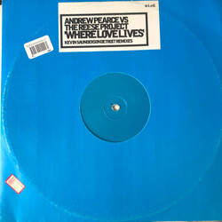 Andrew Pearce / The Reese Project Where Love Lives (Detroit Remixes) USED VINYL 12INCH 33 S RPM