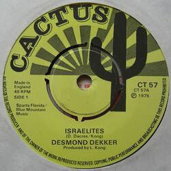 Desmond Dekker Israelites USED VINYL 7INCH SINGLE 45 RPM