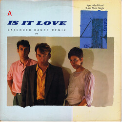 Gang Of Four Is It Love (Extended Dance Remix) USED VINYL 12INCH 45 RPM MAXI-SINGLE