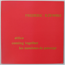 Frederic Rzewski Attica / Coming Together / Les Moutons De Panurge Vinyl LP USED
